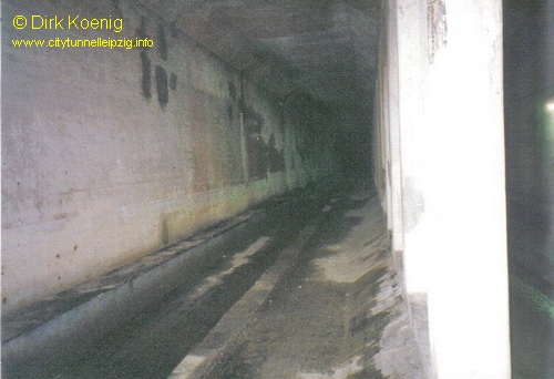 Tunneltrasse Blickrichtung Nord