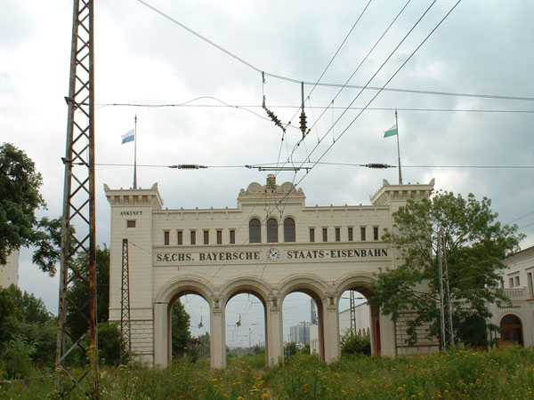 Portikus Bayerischer Bahnhof Leipzig 2003