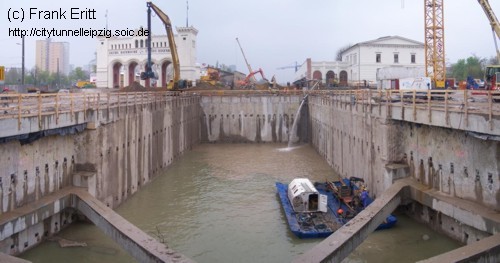 Baugrube Nord - Blickrichtung Sden