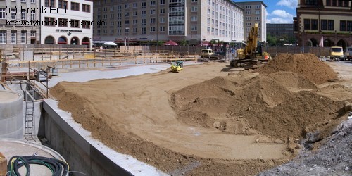 Markt Nordseite - &Uuml;berdeckung vorletzer Deckenabschnitt