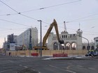 Aushub Baugrube BA 1 Station Bayerischer Bahnhof