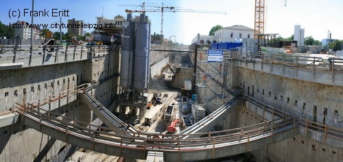 Baugrube Nord - Blickrichtung Sden