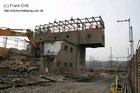 Abbruch Stellwerk B3 im Gleisvorfeld Hauptbahnhof Leipzig 