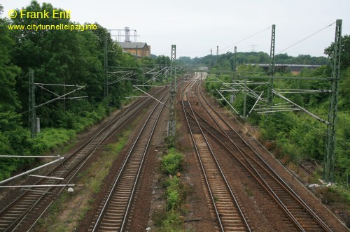 Brcke Bornaische Strae - Blickrichtung Sdost