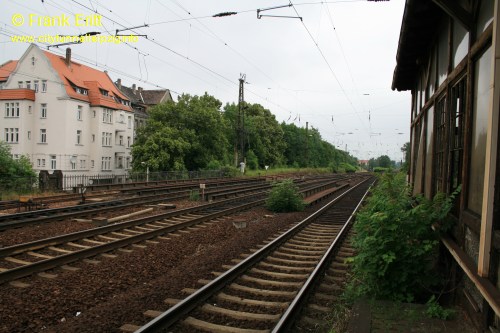 alter Bahnsteig - Blickrichtung Norden