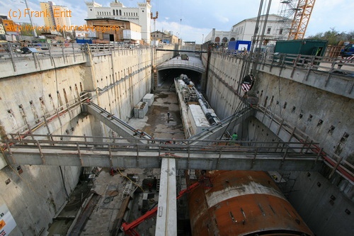 Baugrube Nord - Blickrichtung Sden