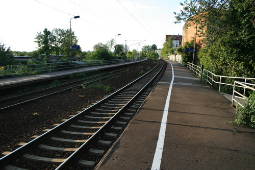 Bahnsteig Ost - Blickrichtung Nord