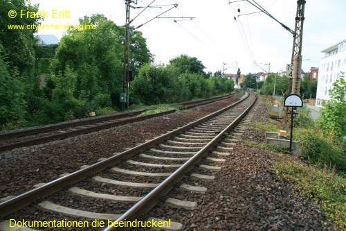 Bahndamm Engertstrae - Blickrichtung Nord