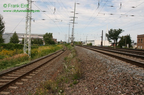 Gleisbereich Nord - Blickrichtung Nord