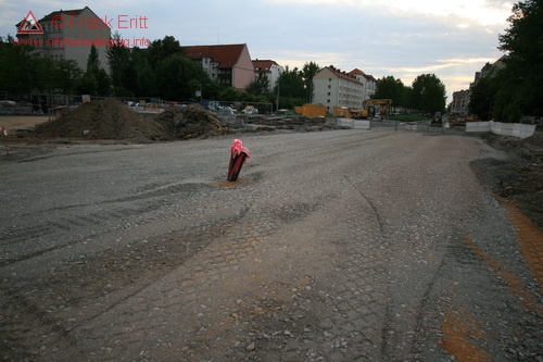 Einbau Frostschutzschicht Kurt-Eisner-Stra&szlig;e