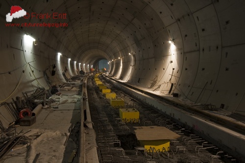 140 m&sup3; Beton werden eingebaut.