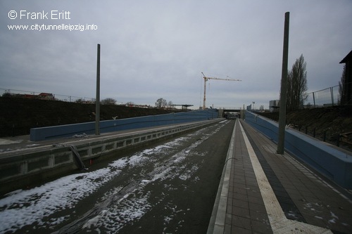 Blick von Bahnsteig Ost nach Norden