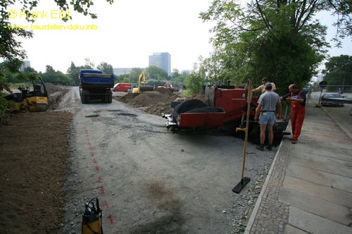 Blick in die Baugrube vor dem Hauptbahnhof