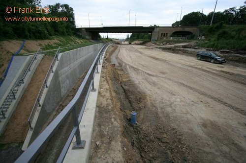 berwerfungsbauwerk Sd - Portal Nord - Blickrichtung Nord