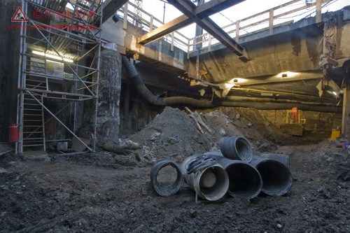 Fugngertunnel Eingang Willy-Brandt-Platz