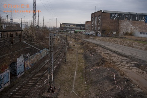 berwerfungsbauwerk Dortmunder Strae - Blickrichtung Sden