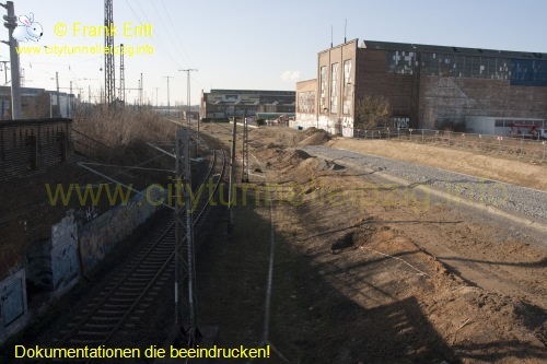 berwerfungsbauwerk Dortmunder Strae - Blickrichtung Sden