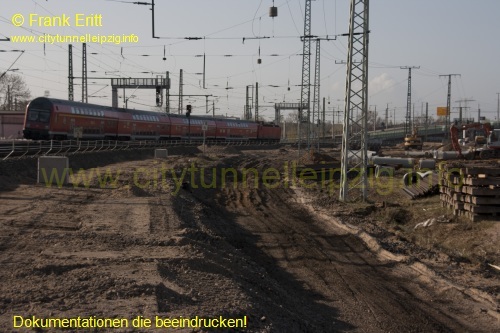 Gleisbereich Nord - Blickrichtung Sd