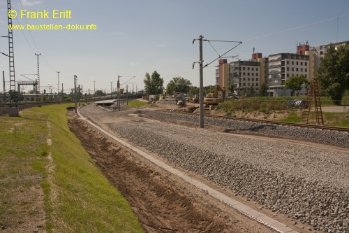 Gleisbereich Nord - Blickrichtung Sd