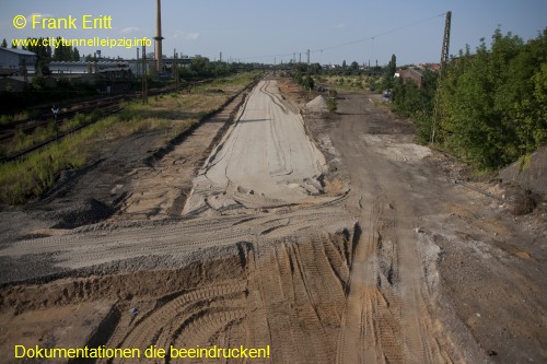 Fugngerbrcke Schwartzestrae - Blickrichtung Nord