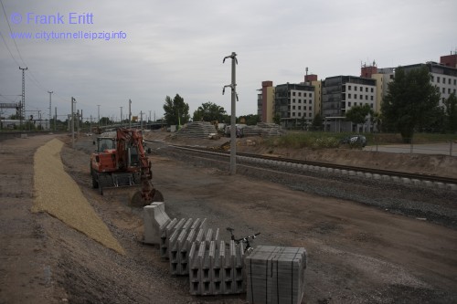 Gleisbereich Nord - Blickrichtung Sd