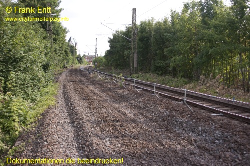 Bahndamm Engertstrae - Blickrichtung Sd