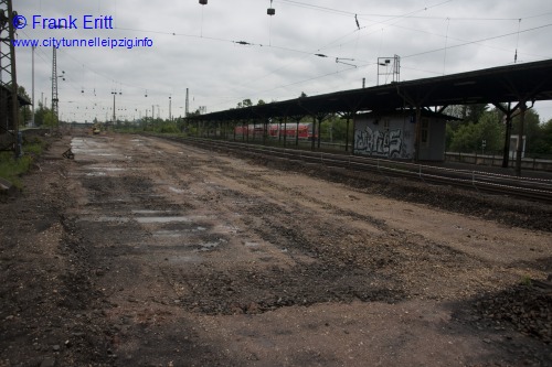 alter Bahnsteig - Blickrichtung Sden