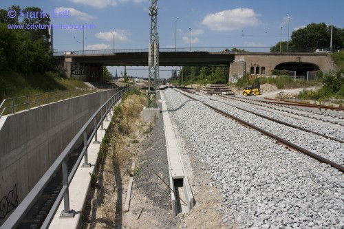 berwerfungsbauwerk Sd - Portal Nord - Blickrichtung Nord