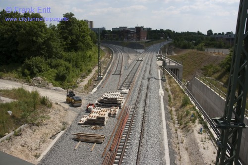 Blick von der Brcke Richardt-Lehmann-Strae nach Sden