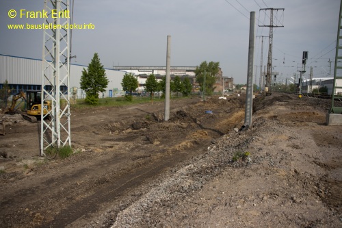 Gleisbereich Nord - Blickrichtung Nord