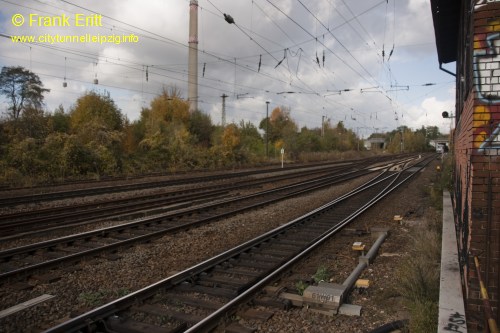 Stellwerk an der Mrchwiese - Blickrichtung Nord