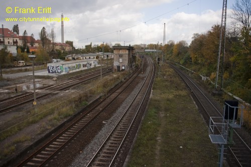 alte Zugangsbrcke - Blickrichtung Nord