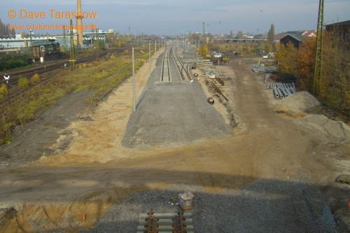 Fugngerbrcke Schwartzestrae - Blickrichtung Nord