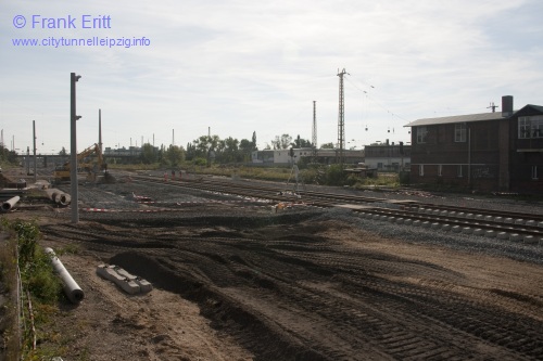 Bahntrasse Gterschuppen Sd - Blickrichtung Sd