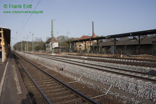 alter Bahnhof Leutzsch - Blickrichtung Osten