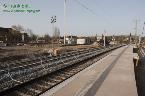 Bahnsteig Ost - Blickrichtung Nord