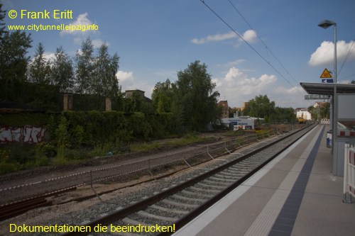 Bahnsteig Ost - Blickrichtung Norden