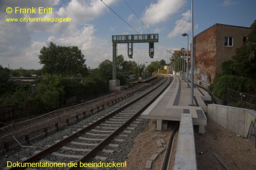 Bahnsteig Ost - Blickrichtung Nord