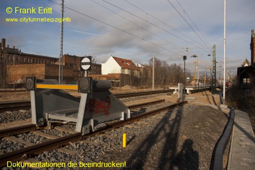 alter Bahnsteig - Blickrichtung Norden