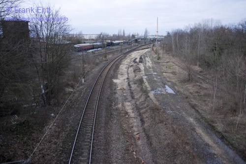 Fugngerbrcke Kurt-Kresse-Strae (Waldbahn)- Blickrichtung Nord