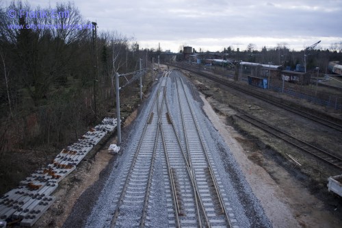 Fugngerbrcke Schwartzestrae - Blickrichtung Sd