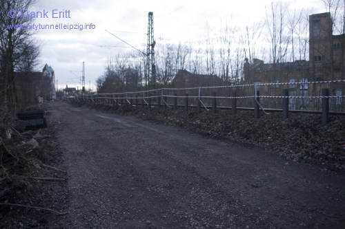 Bahndamm Engertstrae - Blickrichtung Sd