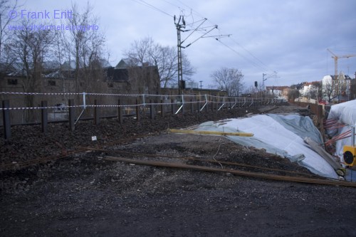 Bahndamm Engertstrae - Blickrichtung Nord