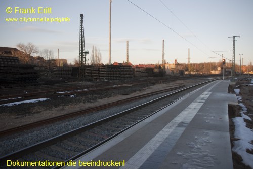 Bahnsteig Ost - Blickrichtung Nord