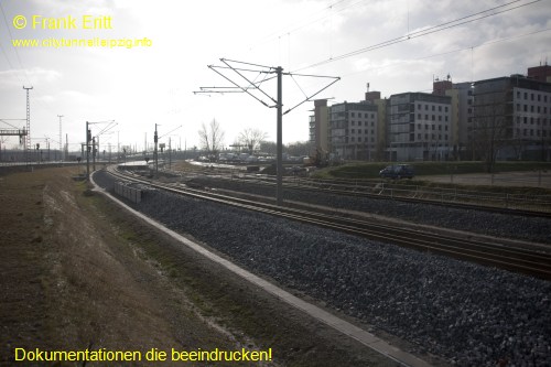 Gleisbereich Nord - Blickrichtung Nord