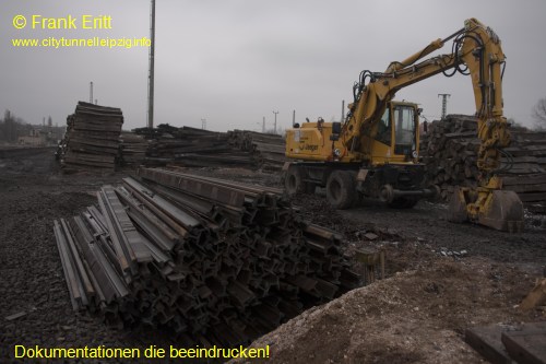alter Bahnhof Leutzsch - Blickrichtung Osten