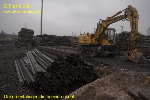 alter Bahnhof Leutzsch - Blickrichtung Osten