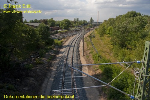 Fugngerbrcke Kurt-Kresse-Strae (Waldbahn)- Blickrichtung Nord