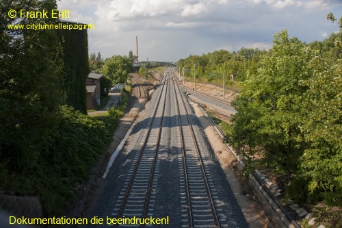 Fugngerbrcke Kurt-Kresse-Strae - Blickrichtung Nord