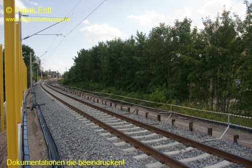 Bahndamm Engertstrae - Blickrichtung Sd